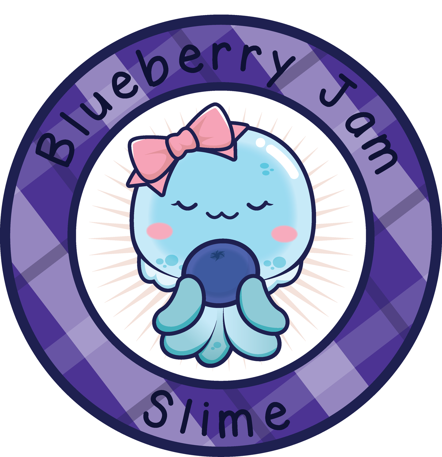 Blueberry Jam Clear Slime (5pcs/case)