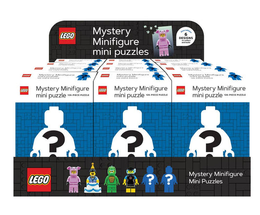 LEGO Mystery Minifigure Puzzles Blue Edition 12 Copy CDU