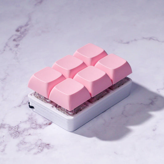 6 Key Mechanical Keyboard Fidget Keychain