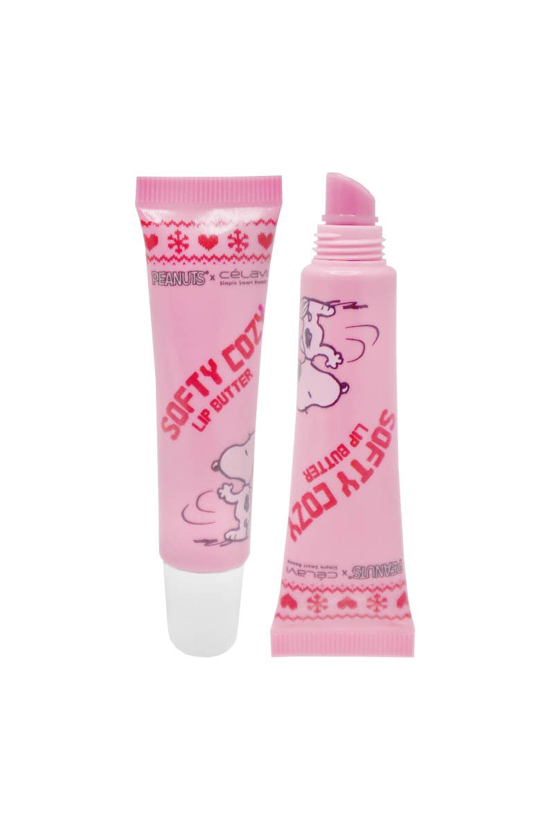 Celavi P46271H Peanuts Holiday Soft Cozy Lip Butter Set - 12