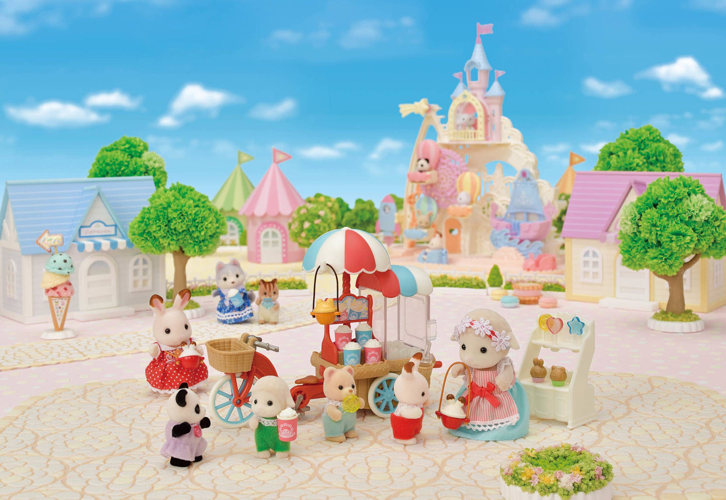 Calico Critters Popcorn Trike, Dollhouse Playset