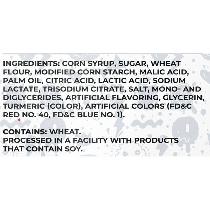 Sour Strips Duos Appleberry 3.4oz Peg Bag, 12ct