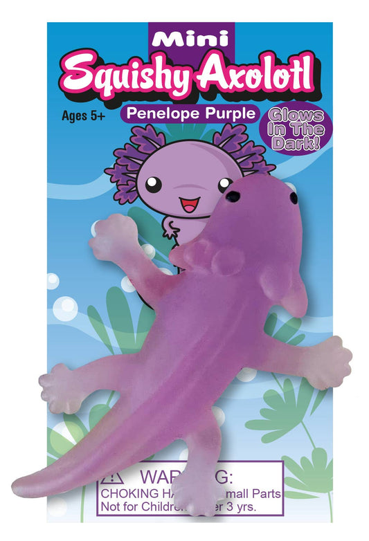 Zorbitz Mini Squishy Axolotl Penelope Purple