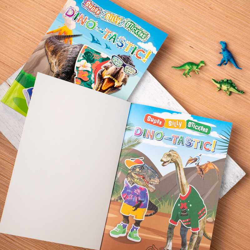 Super Silly Stickers: Dino-tastic! by Editors of Silver Dolphin Books