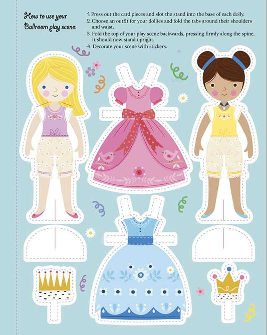 Princesses: Dress-Up Sticker Book by