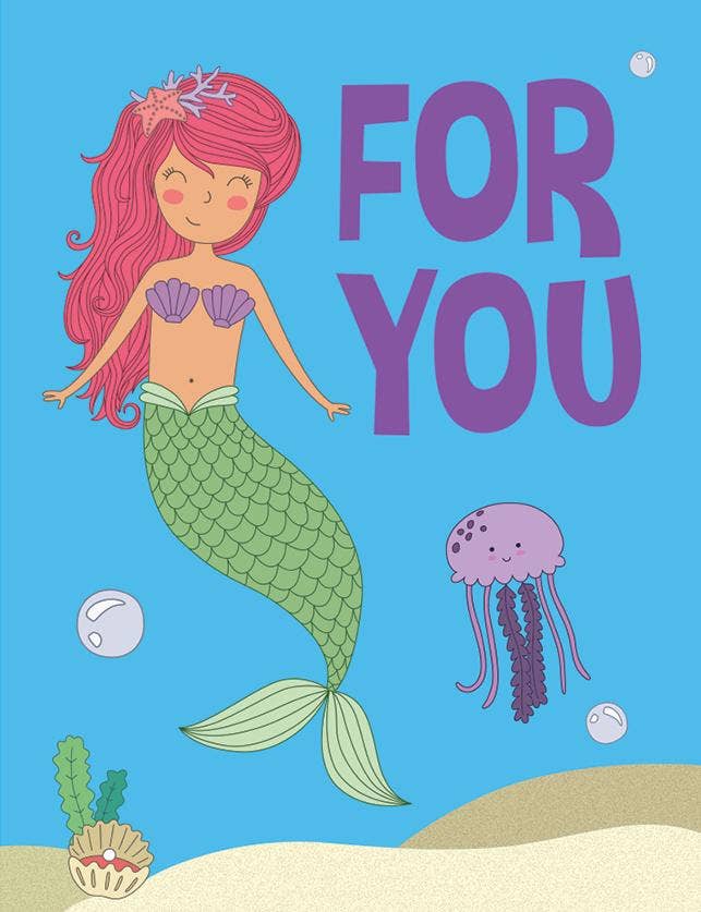 Mermaid Glitter Gift Enclosure