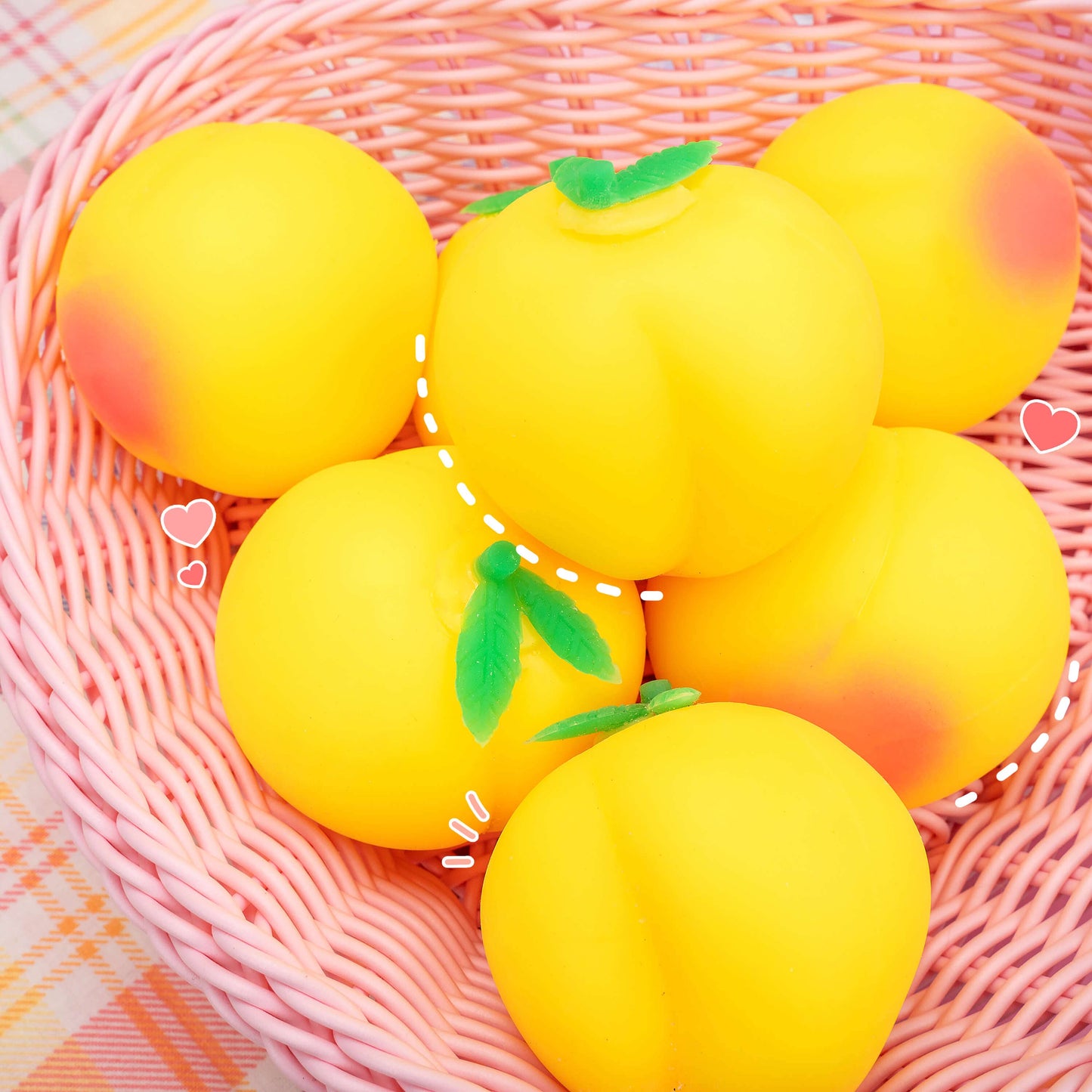 Just Peachy! Cute Georgia Peach Stress Ball (12pcs/case)