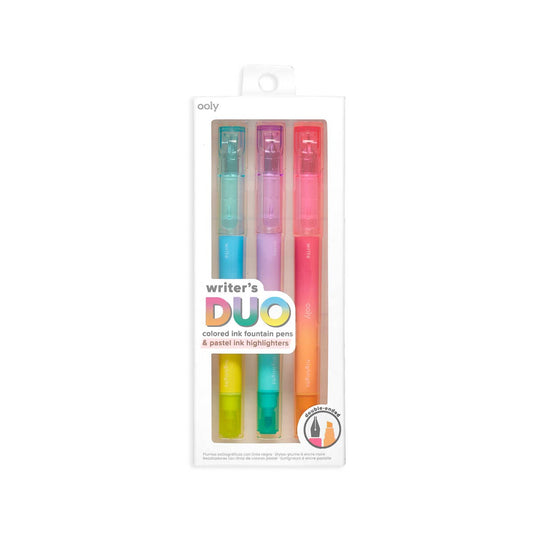 Writer's Duo: Double-Ended Fountain Pens & Highlighters