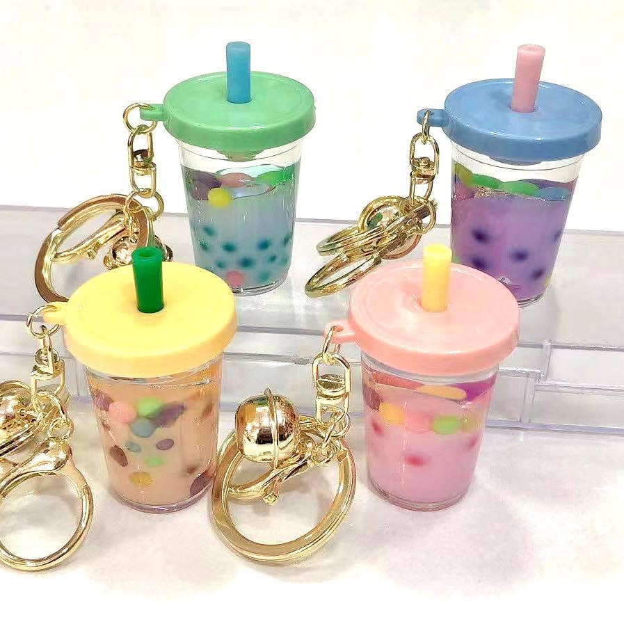 Pastel Boba Floaty Key Charm