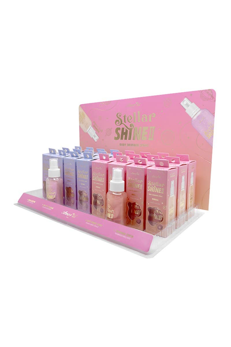 Amorus USA CO-BGSDN Stellar Shine 2 Body Shimmer Spray - 24