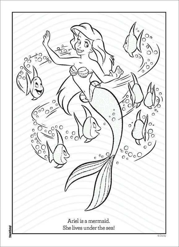 Disney Little Mermaid: Magic Pattern Reveal: Ocean Explorer by Editors of Dreamtivity