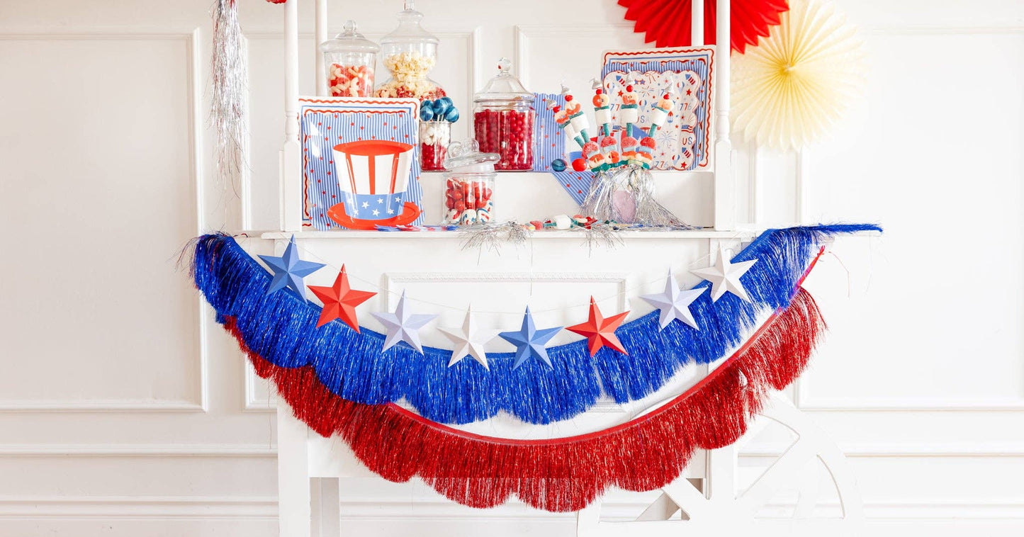 USA1203 - Fringed Scallop Banner Set