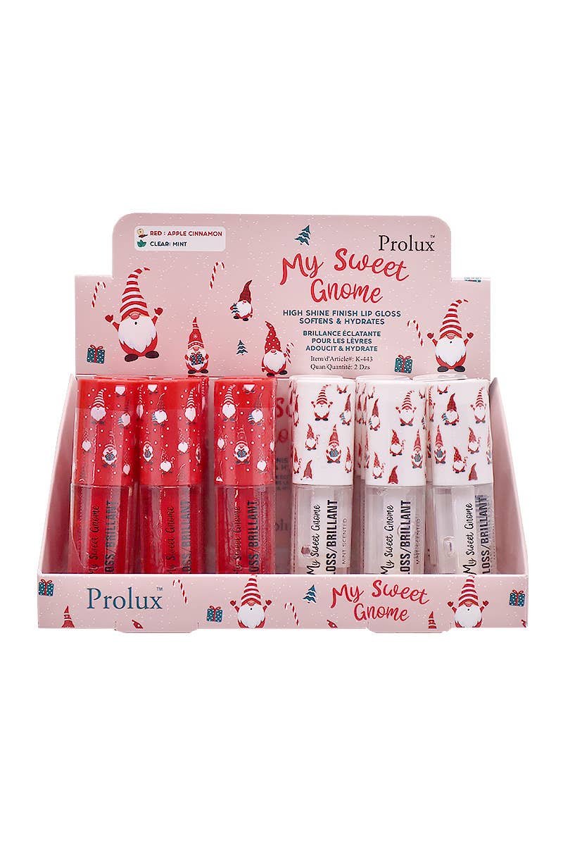 Prolux K-443 My Sweet Gnome Lip Gloss - 24 pcs