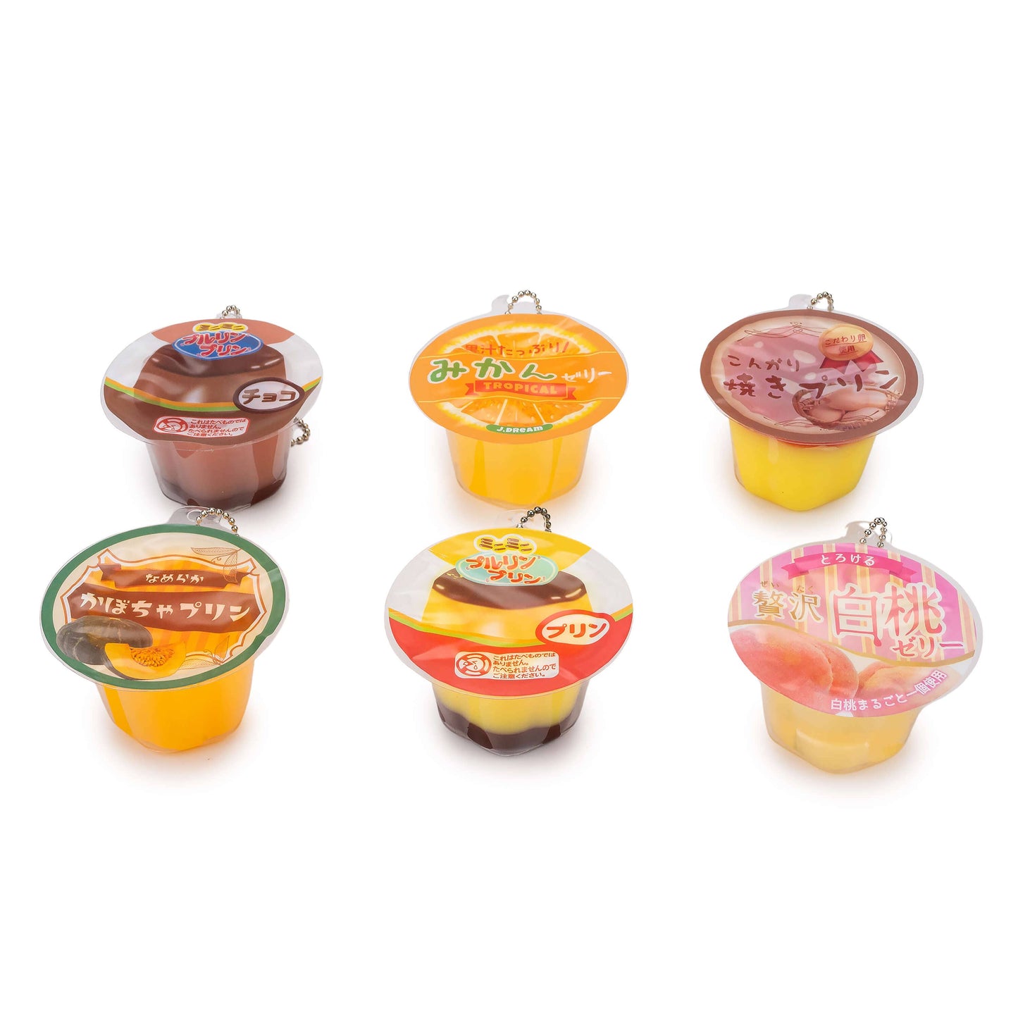 Squishy Pudding Jelly Cup Capsule Toy (6pcs/case)