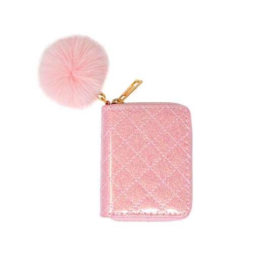 Girls Sparkle Quilted Wallet