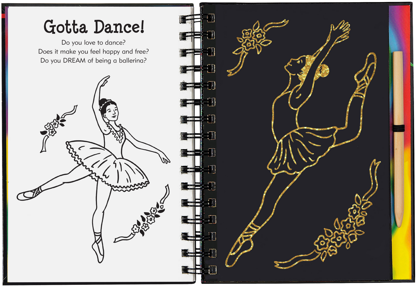 Scratch & Sketch Ballet (Trace Along)