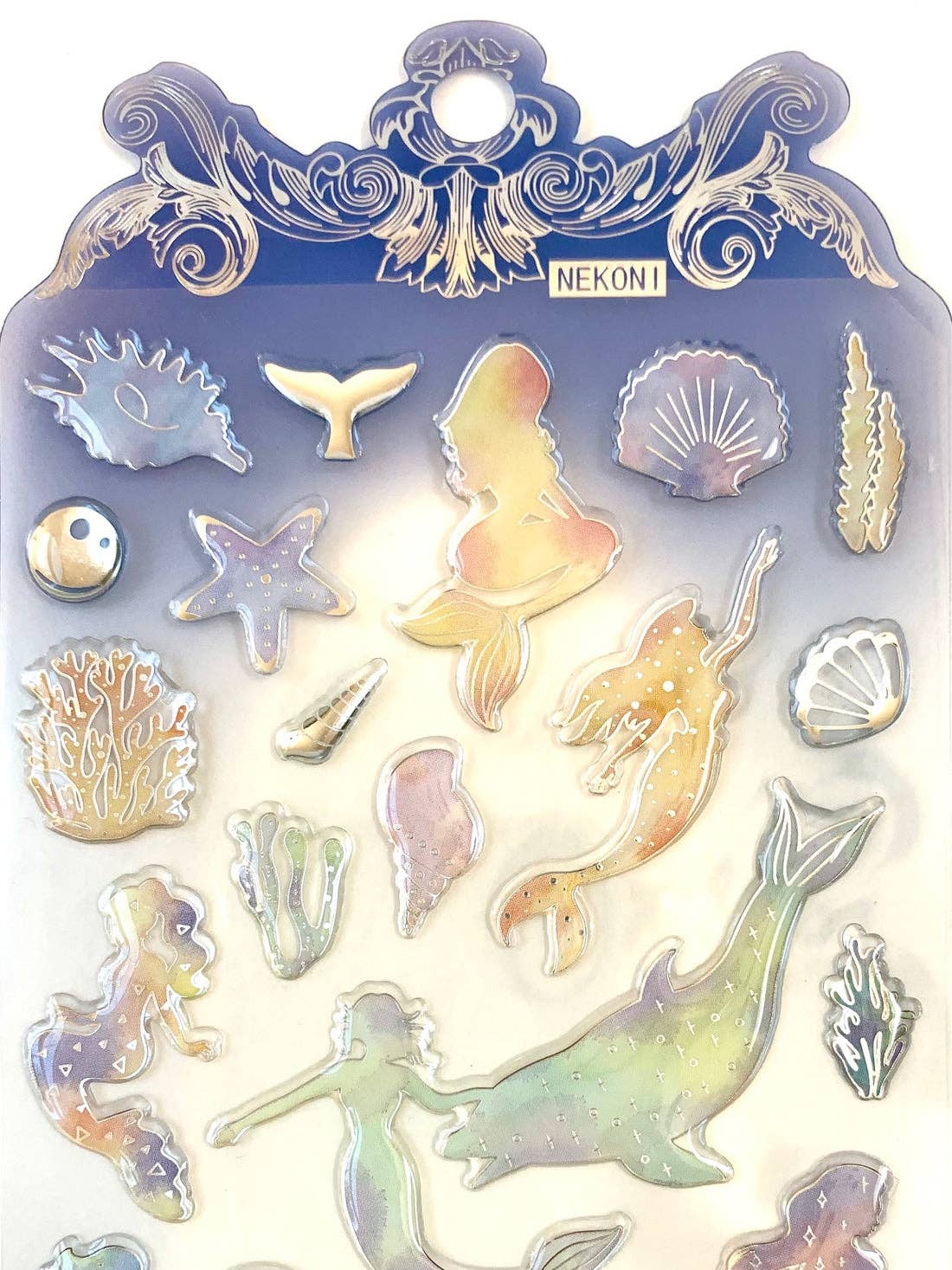 (50672) Mermaid Gel Stickers
