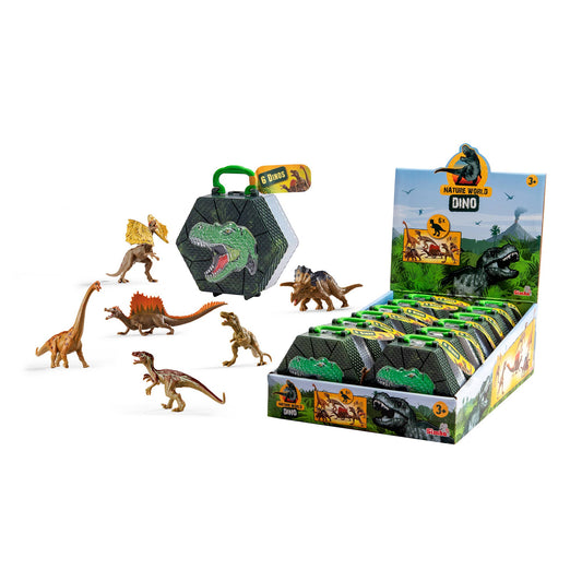 Simba Dickie - Dinosaurs in Carry Case (travel-friendly)