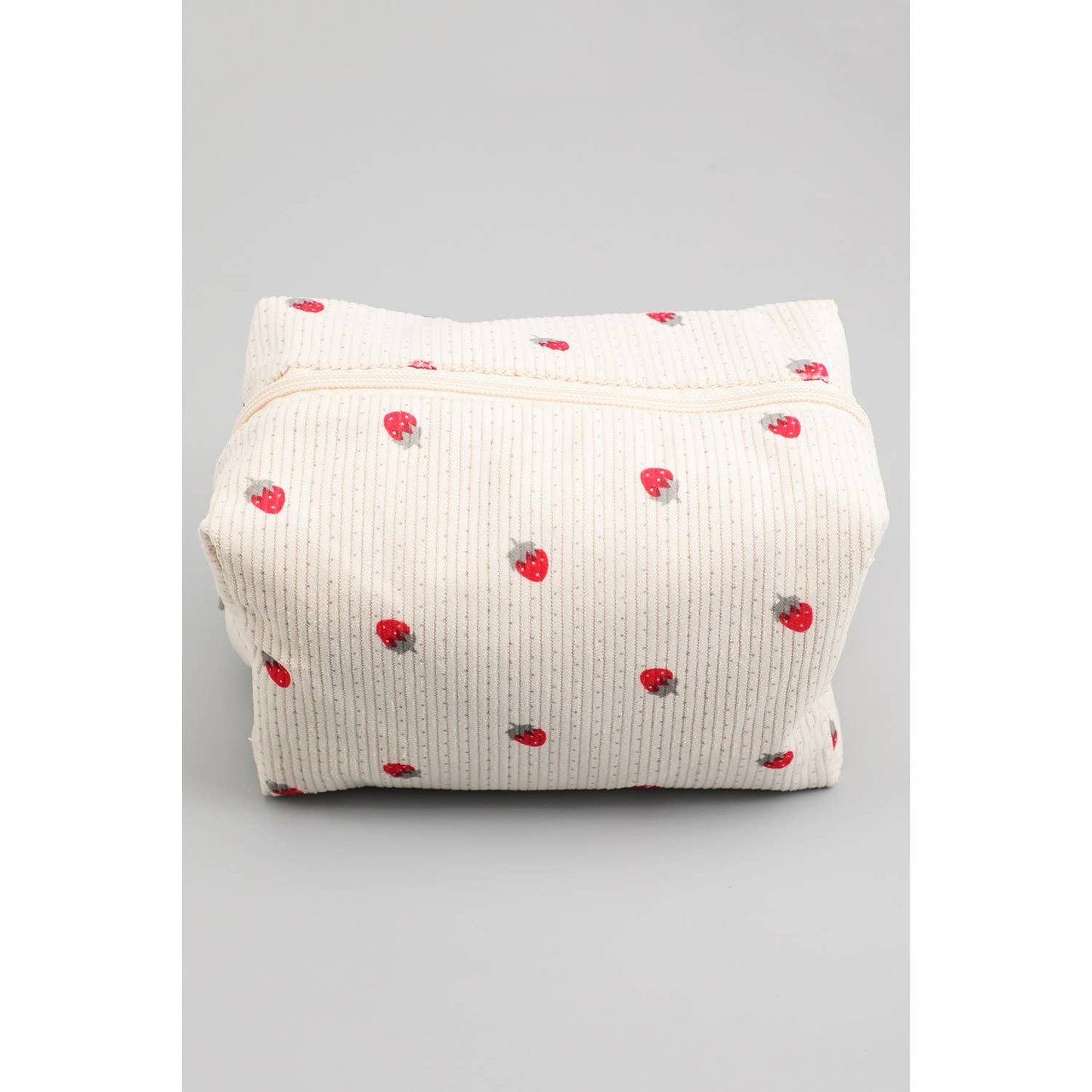 CORDUROY MAKEUP TRAVEL POUCH