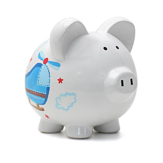 Helicopter Piggy Bank