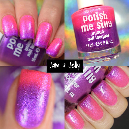 Jam & Jelly - Neon POP Thermal Color Changing Pink Purp