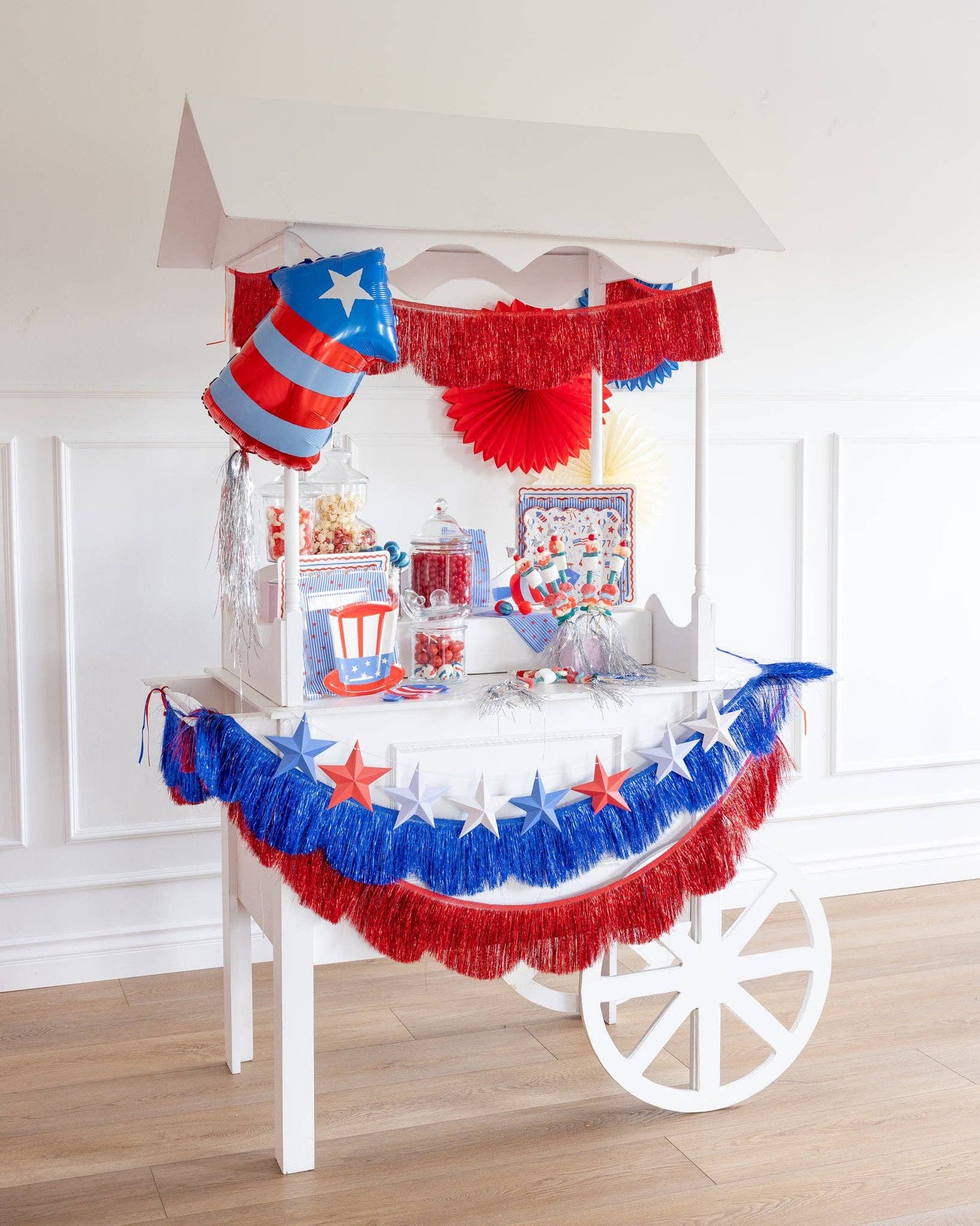 USA1203 - Fringed Scallop Banner Set
