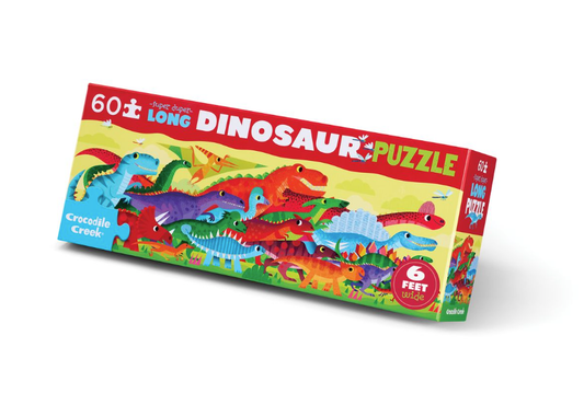 60-Piece Super Duper Long Puzzle - Dinoworld