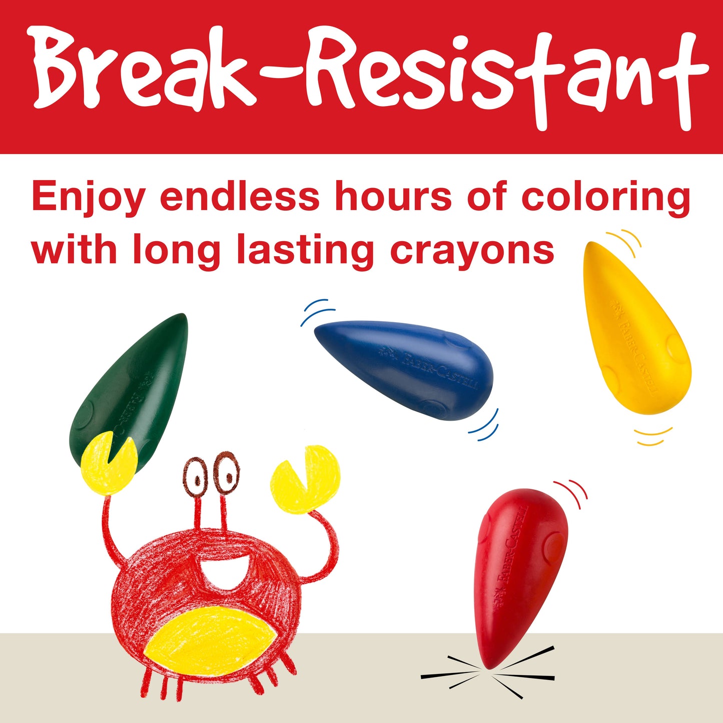 Little Creatives Easy Grasp Bulb Crayons Set of 4