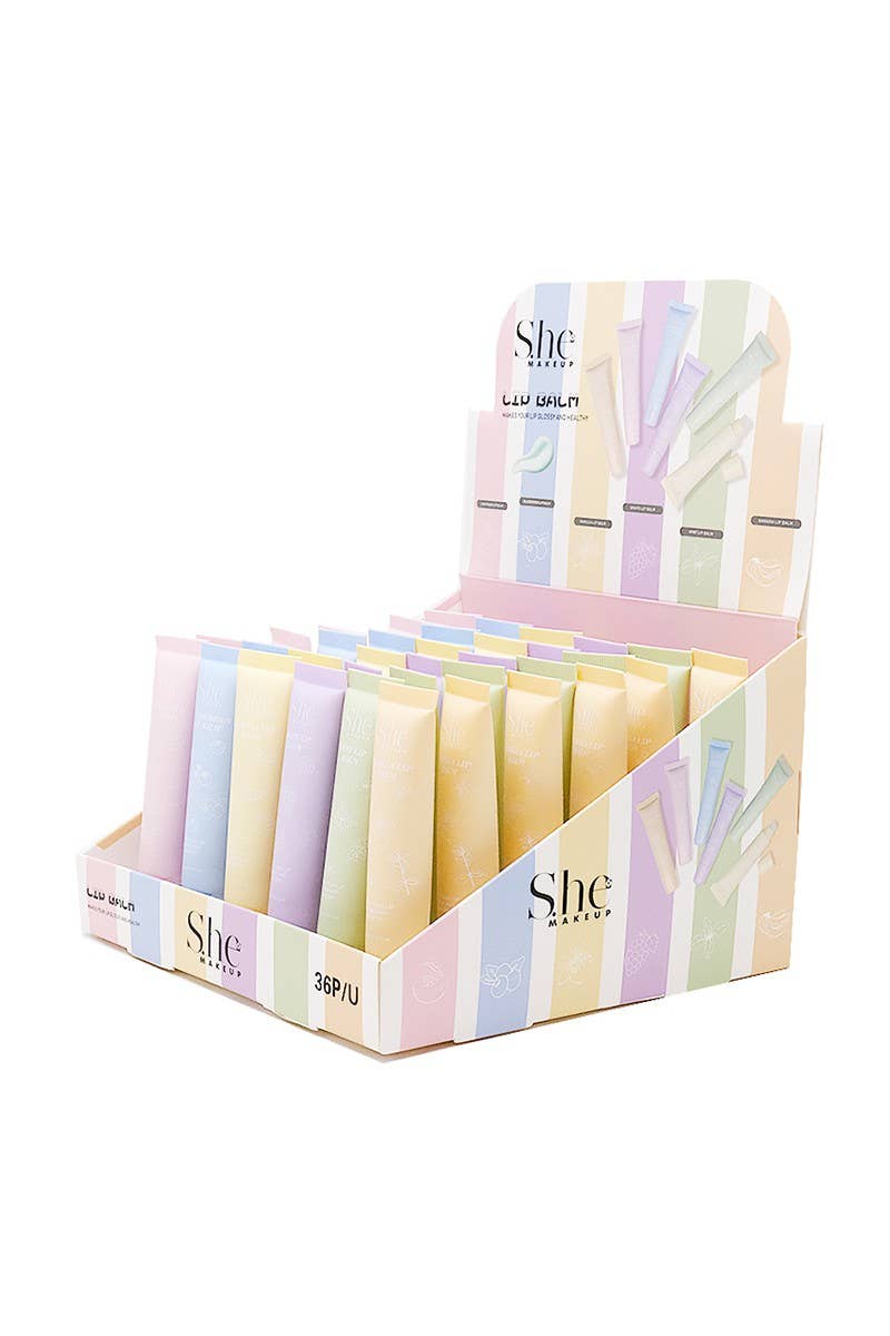 Makeup She LG14 Fruit flavor Lip Balm - 36 pcs