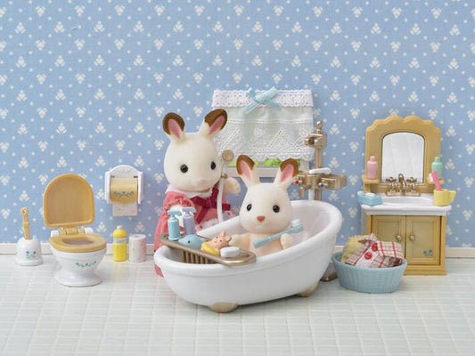Calico Critters Country Bathroom Set, Dollhouse Furniture