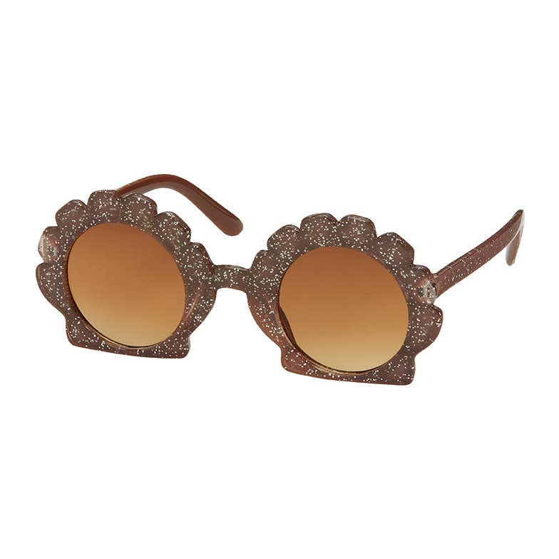 K6884-NEW- Kids - Glitter Seashell Sunglass