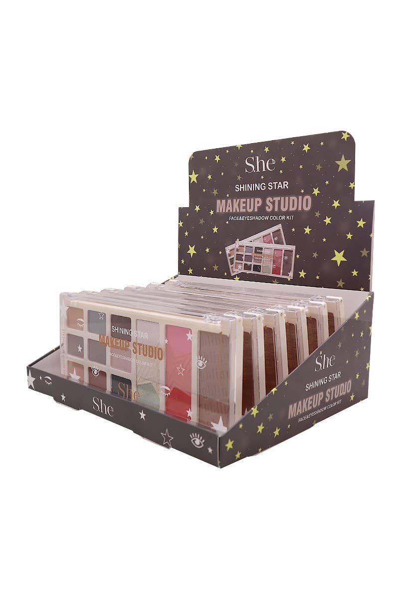 Makeup She FP1035 Shining Star Face & Shadow Color Kit - 6