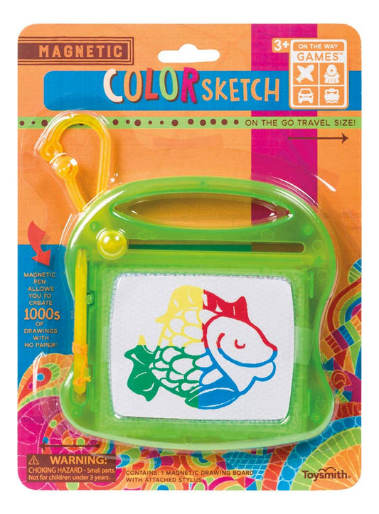 On the Way Games Magnetic Color Sketch, Drawing, Travel Size