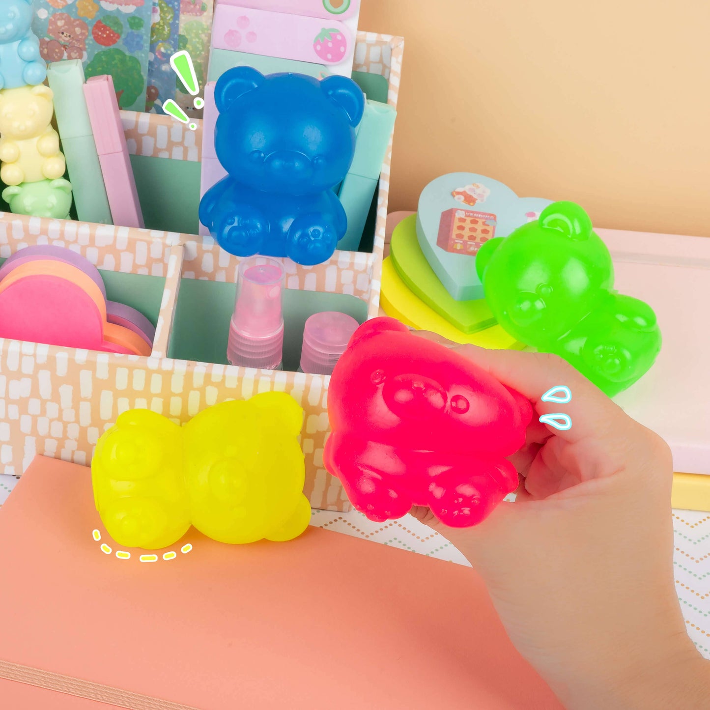 Gooshy Mooshy Bear Sensory Squishy Toy (12pcs/case)