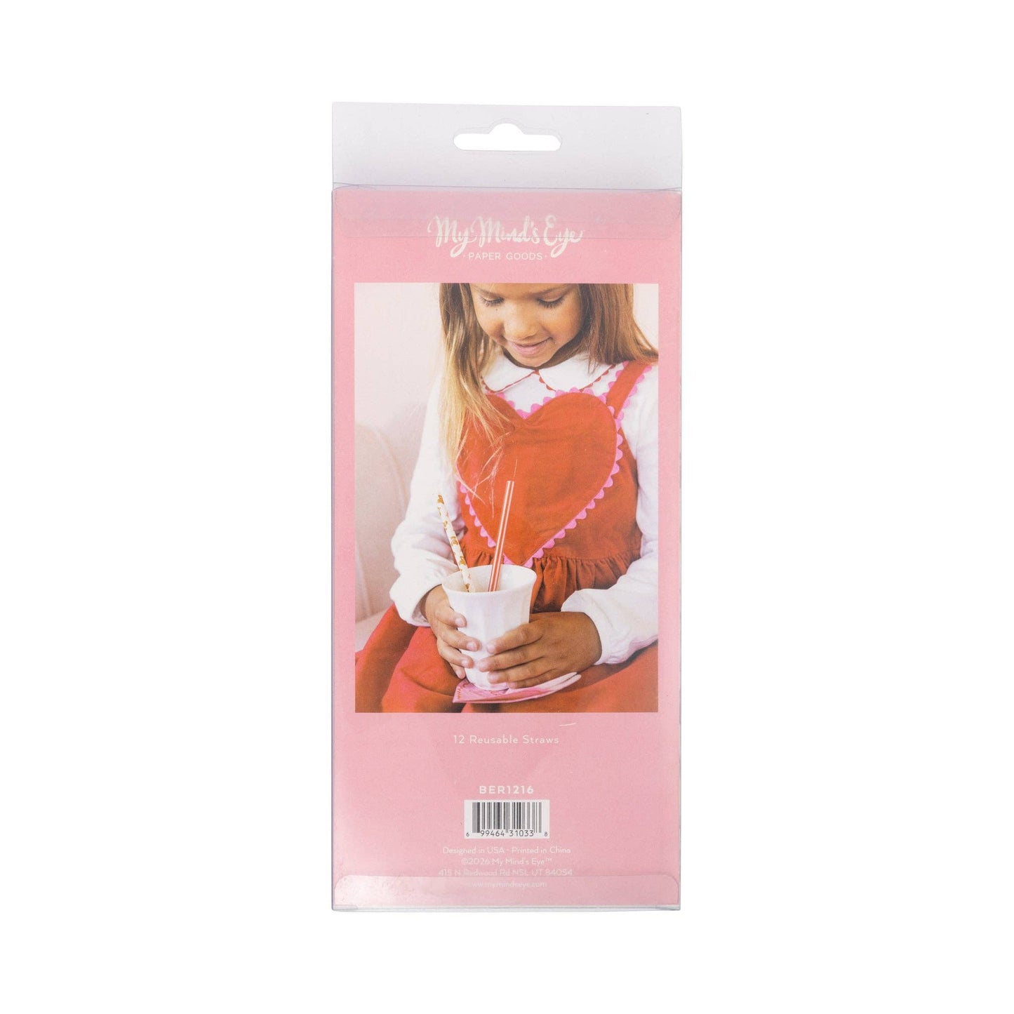 Occasions Beary Loved Reusable Straws