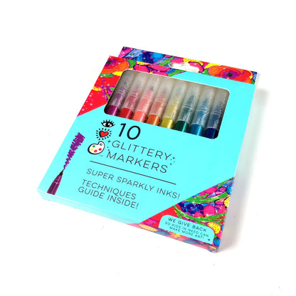 Glittery Markers