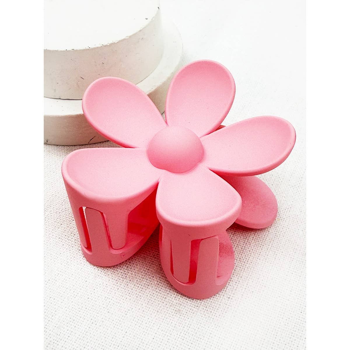 Pastel Tone Daisy Hair Clips with Card