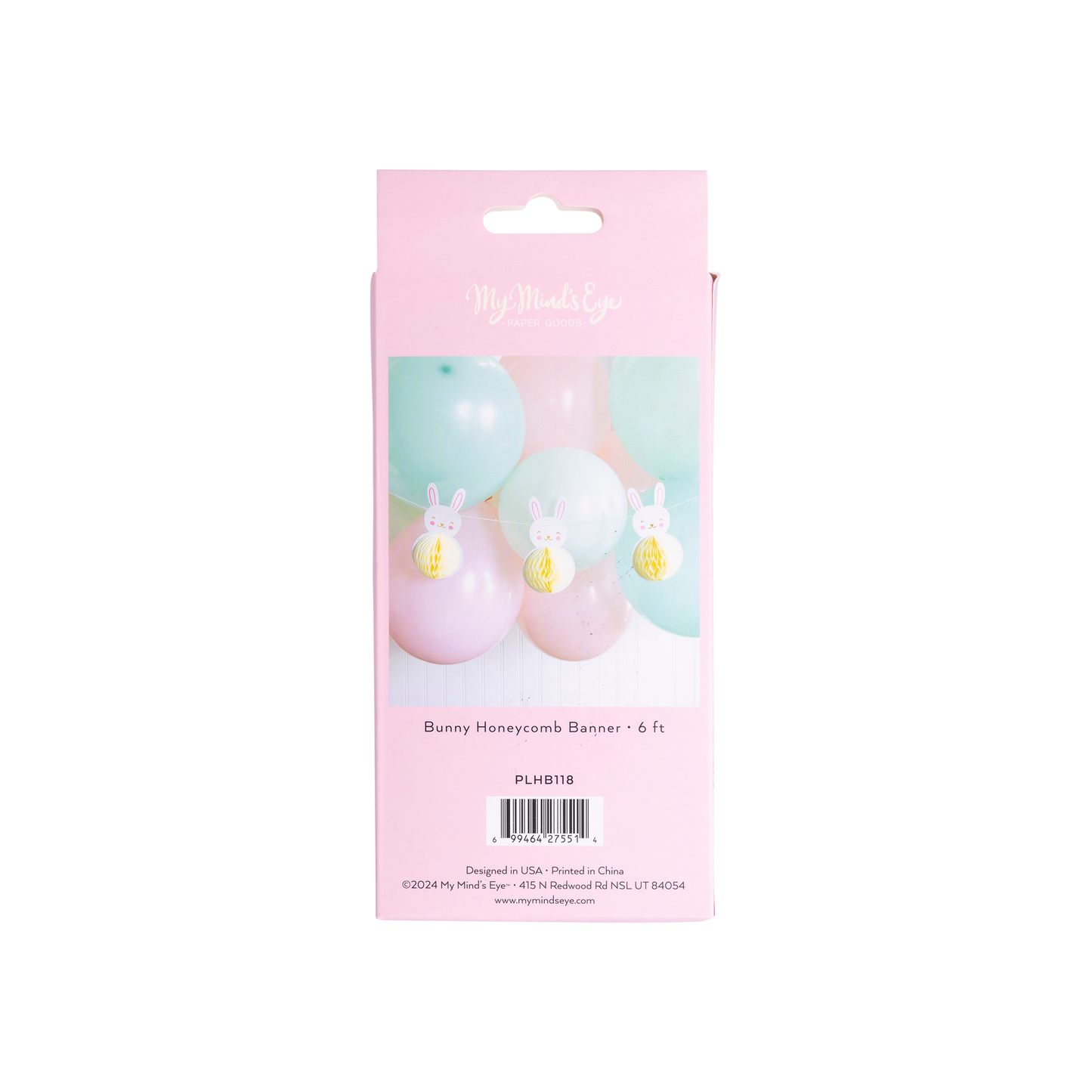 Bunny Honeycomb Banner