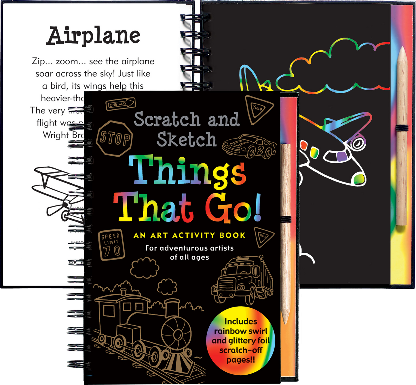 Scratch & Sketch™ Things that Go