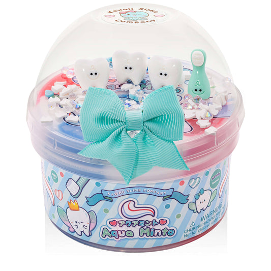 Aqua Minto Glossy Clear Slime (4pcs/case)