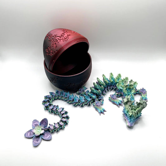 Mystery Cherry Blossom Dragon Egg 3D Printed Fidget Toy