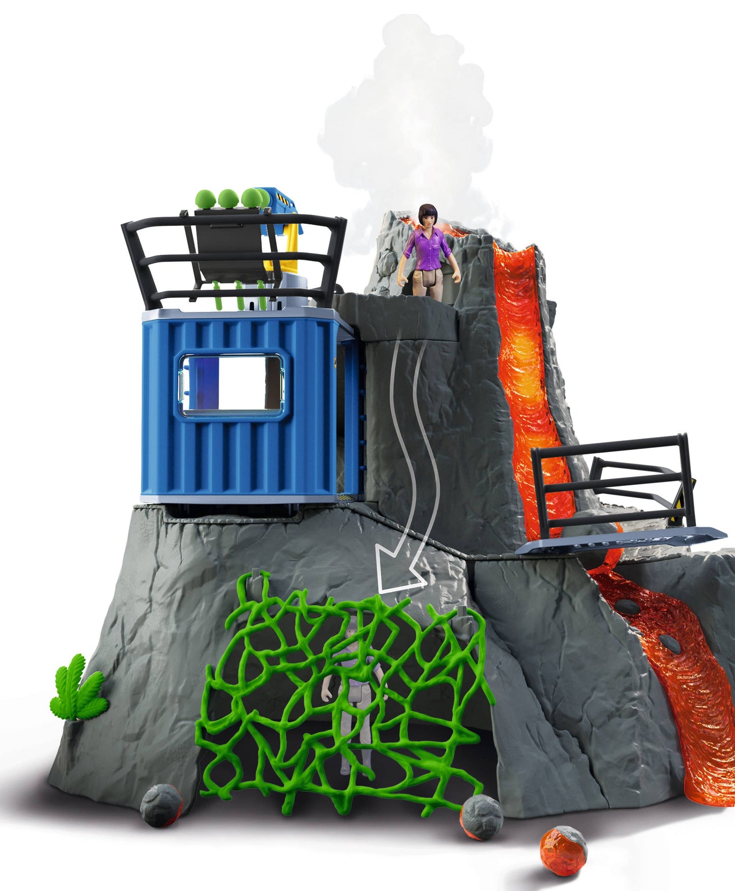 Volcano Expedition Base Camp Dinosaur Playset