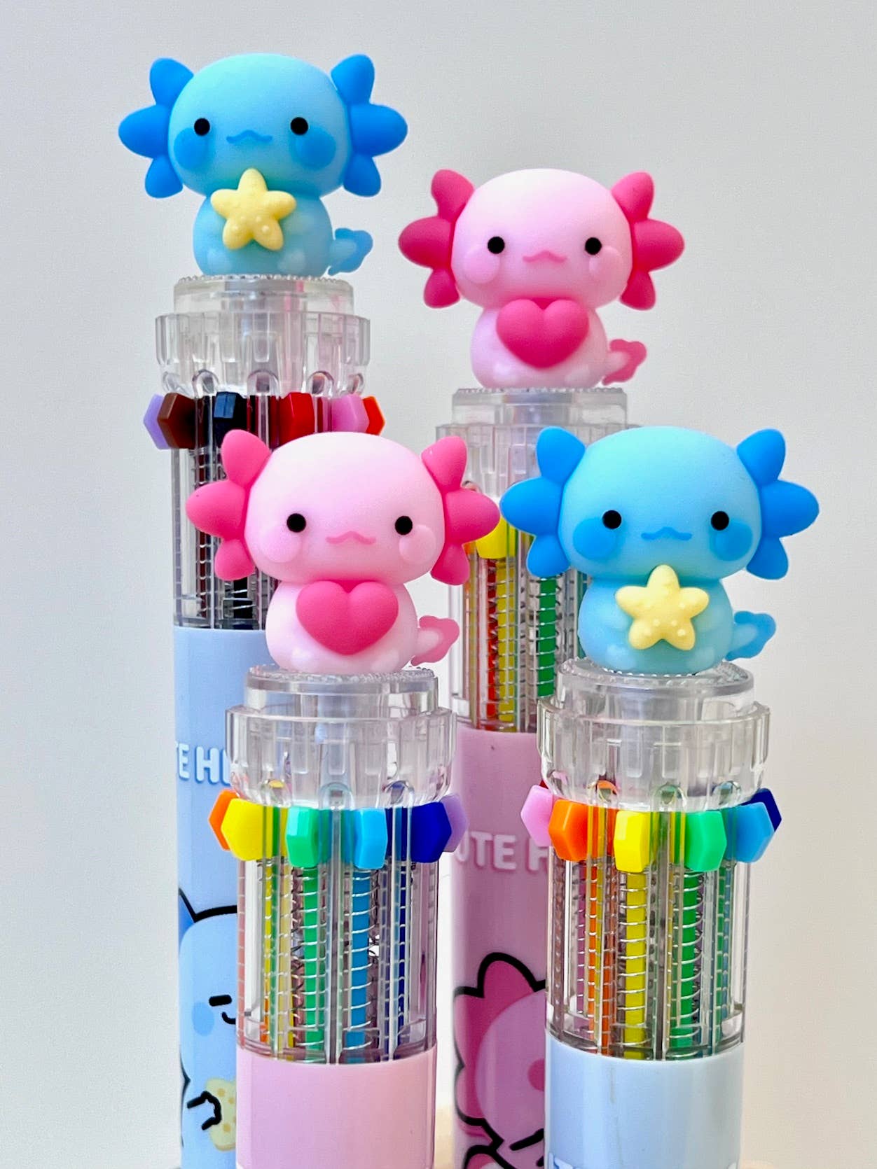 23035 Axolotl 10-Color Retractable Ball Pen-36