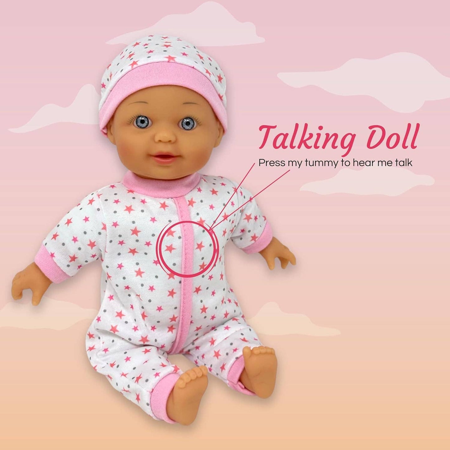 12" Soft Body Talk, Cry & Sing Interactive Baby Doll-Unicorn