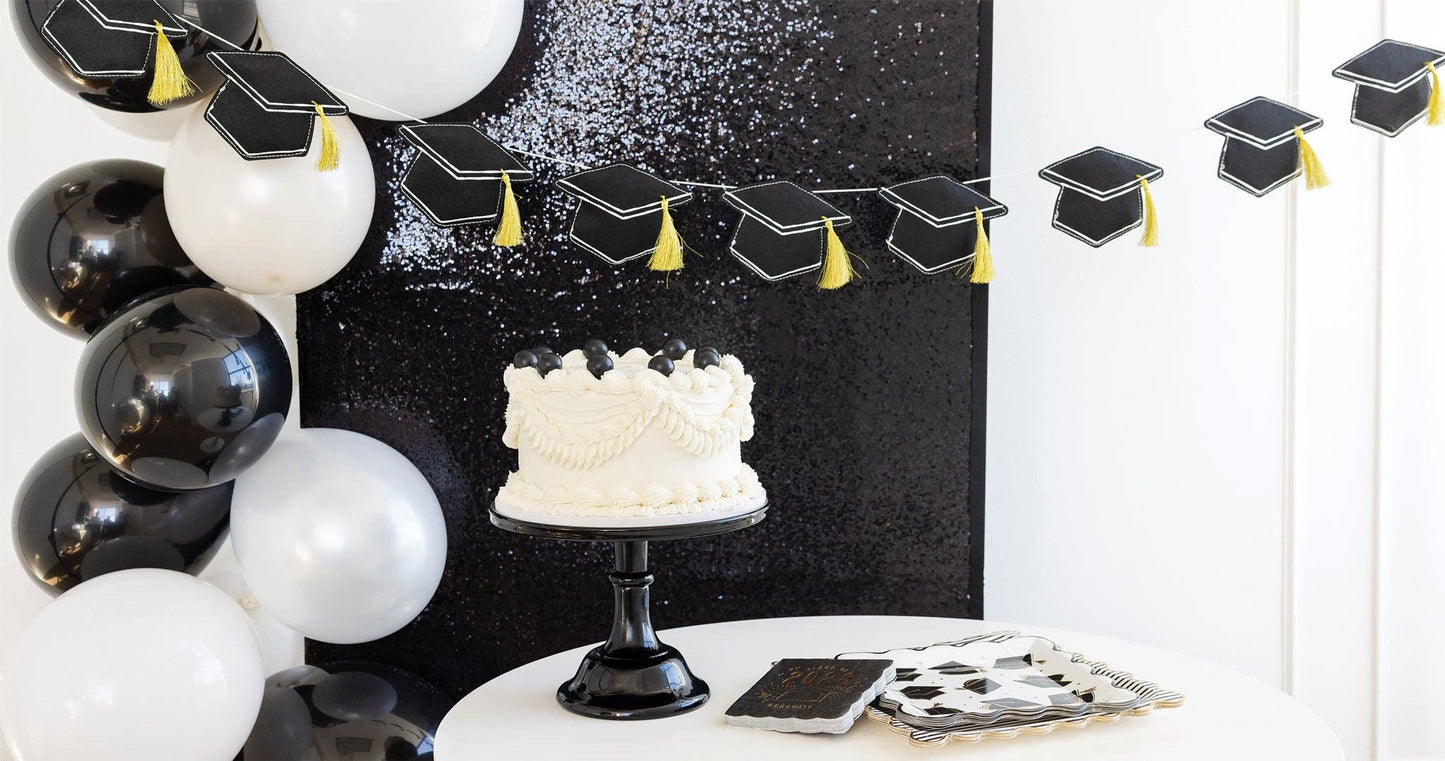 PLHB469 - Puffy Felt Grad Hat Banner