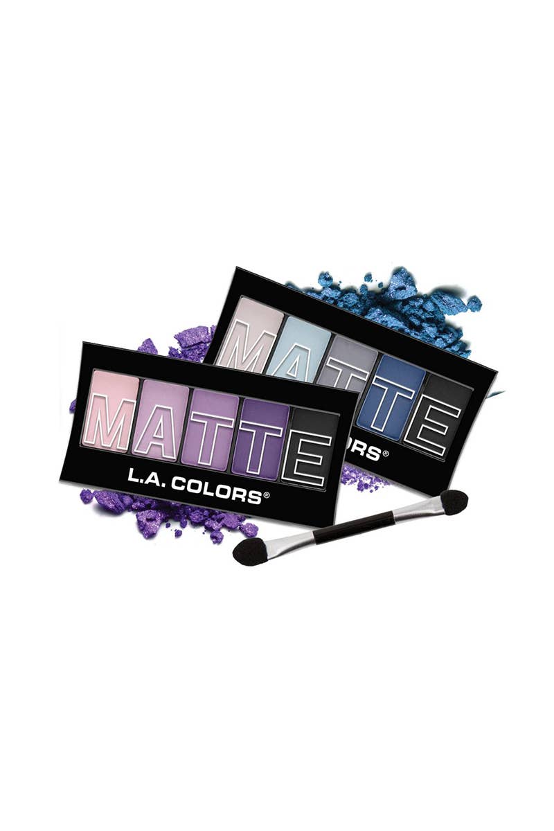 LA Colors CEM472 Matte Eyeshadow Brown Tweed - 3pc