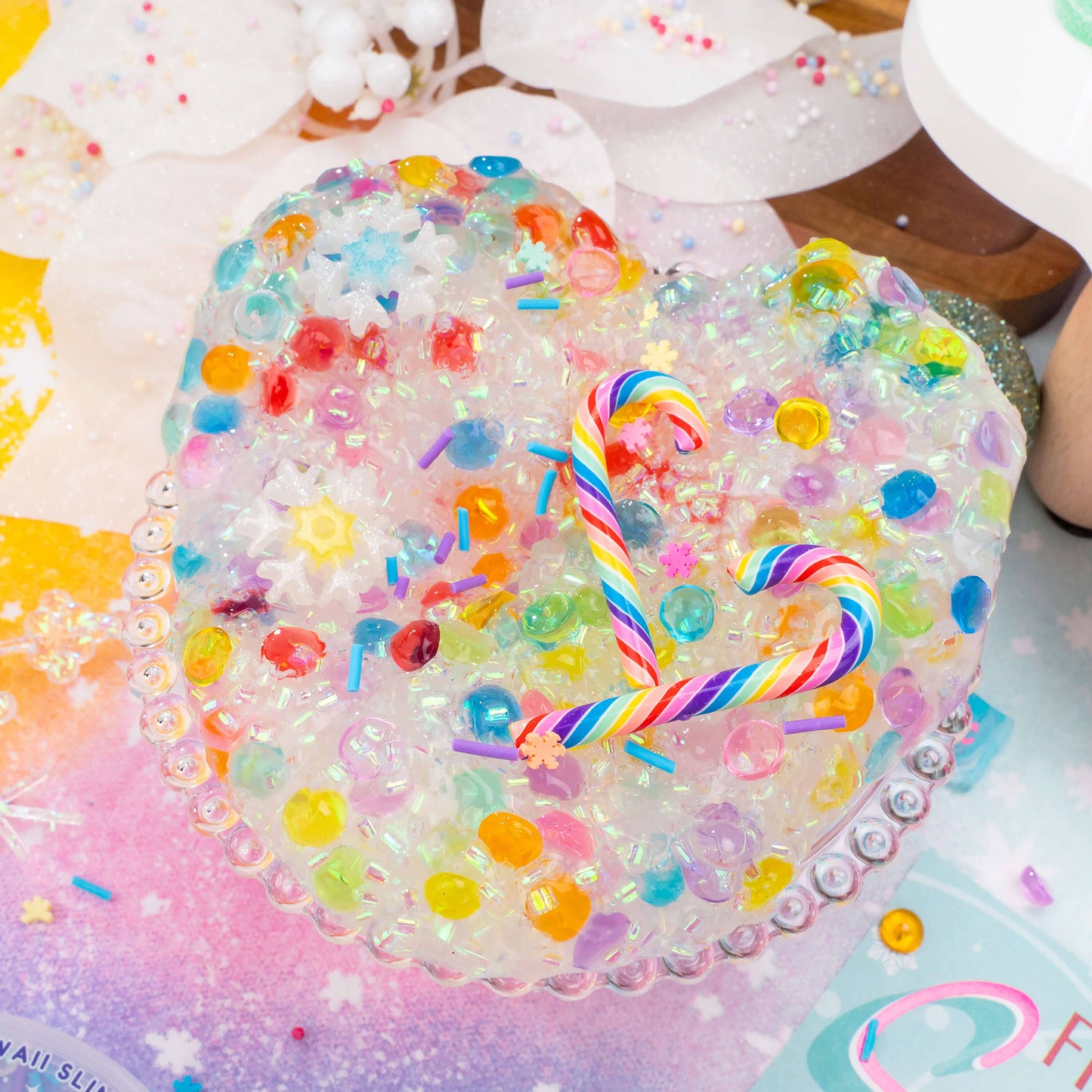 Candy Cane Crush Crunchy Signature Dome™ Slime (4pcs/case)