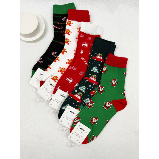 5 Kinds Cute Christmas Theme Socks