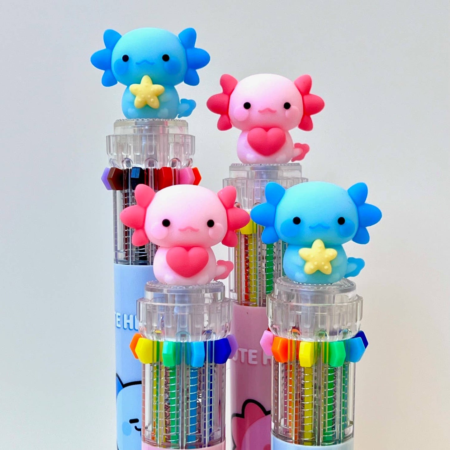 23035 Axolotl 10-Color Retractable Ball Pen-36