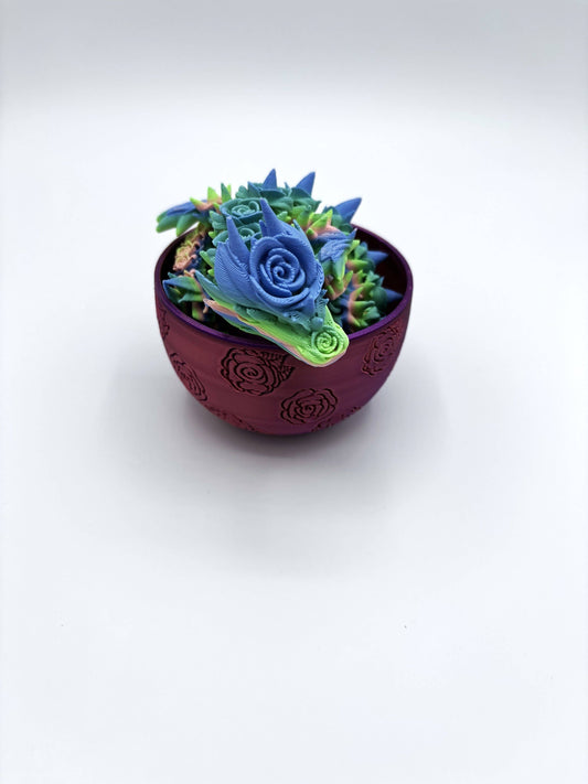 Mystery Rose Dragon Egg 3D Printed Fidget Toy